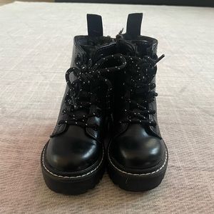 Toddler black boots